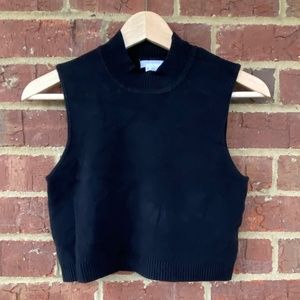 Urban Outfitters UO Cooperative Mock Neck Black Color Tank Sleeveless Sweater M